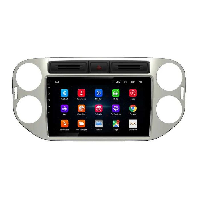 Мултимедия Двоен дин за Volkswagen Tiguan навигация Android VW 2DIN