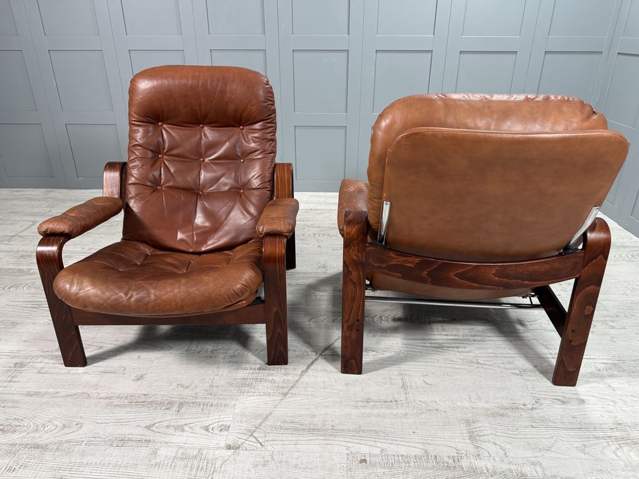 Винтидж кожени релакс кресла К102