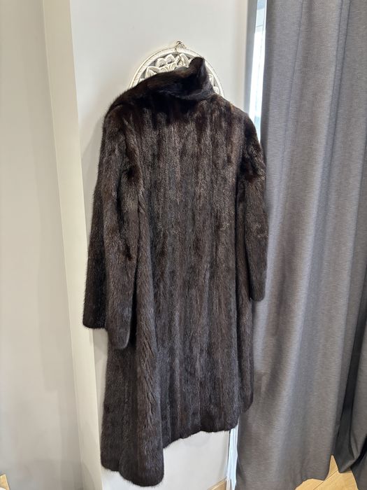Кожено палто цели кожи лисица норка визон