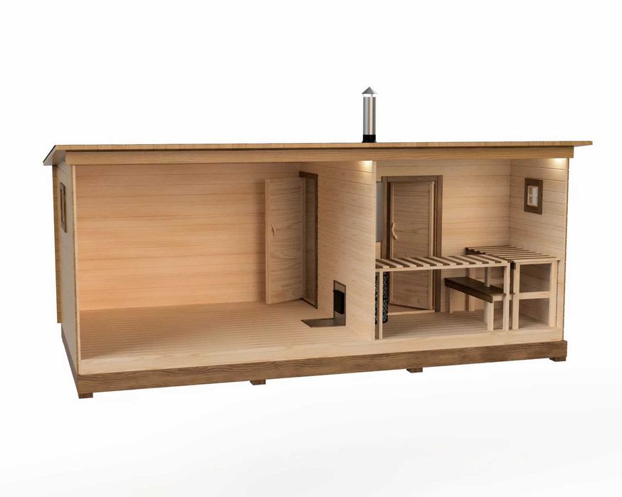 Баня Бочка 5 метров