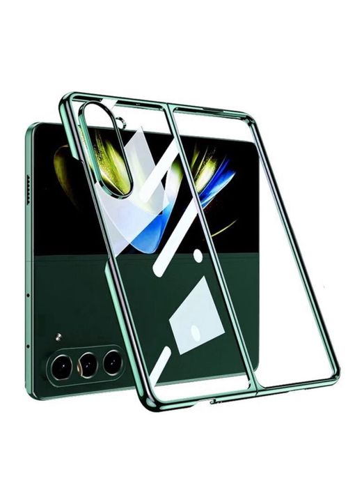 Samsung Z FLIP / FOLD 3 4 5 6 Husa Hard PC Clar Fata Spate Border