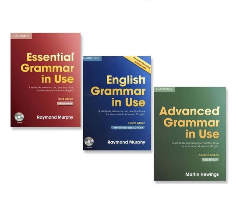 Книги essential/english/advanced Grammar in use