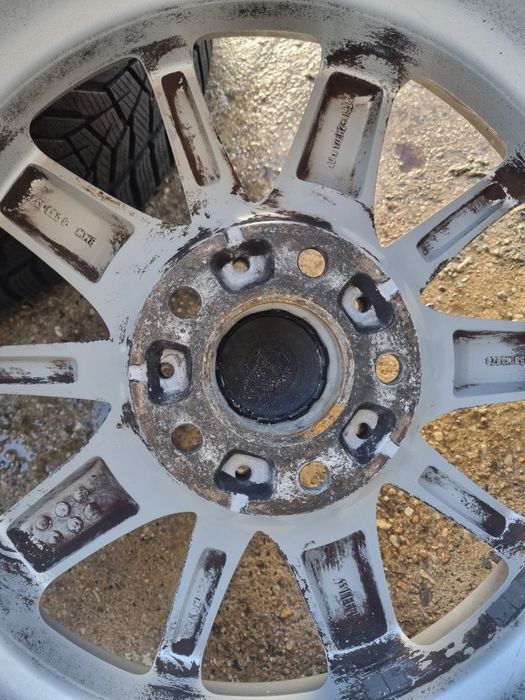 Jante 5x120 BMW seria 3 seria 1 ...R17"  cu anvelope  iarna