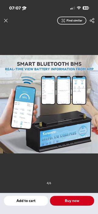 Bateri lifepo4 12,8v120Ah