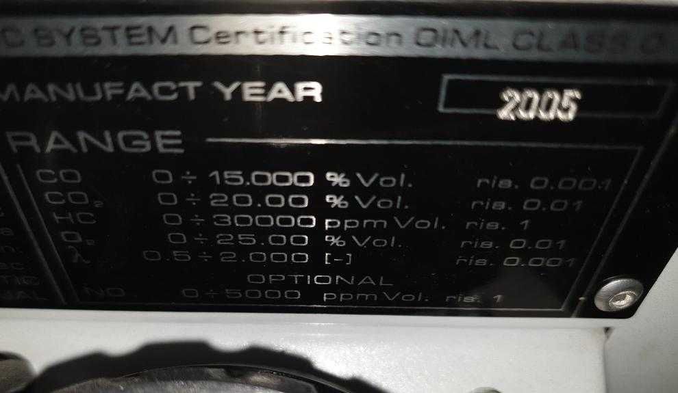 Analizor Opacimetru Stargas benzina diesel ITP Metrologie