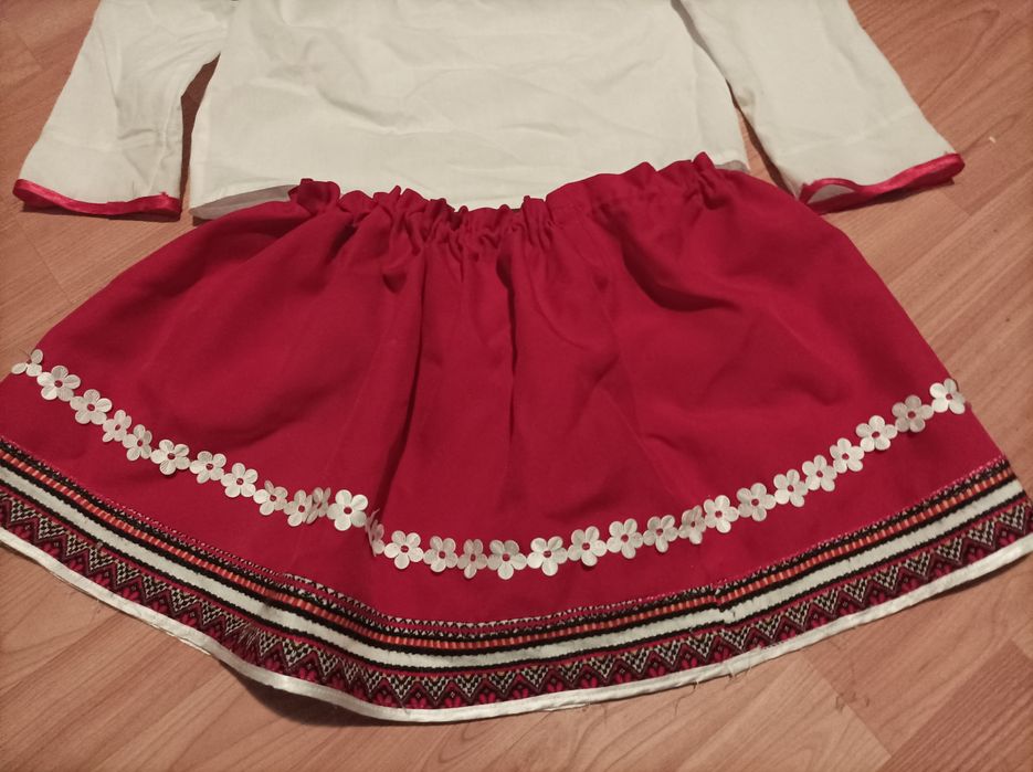 Poale, fustă populară - Costum popular fetiță