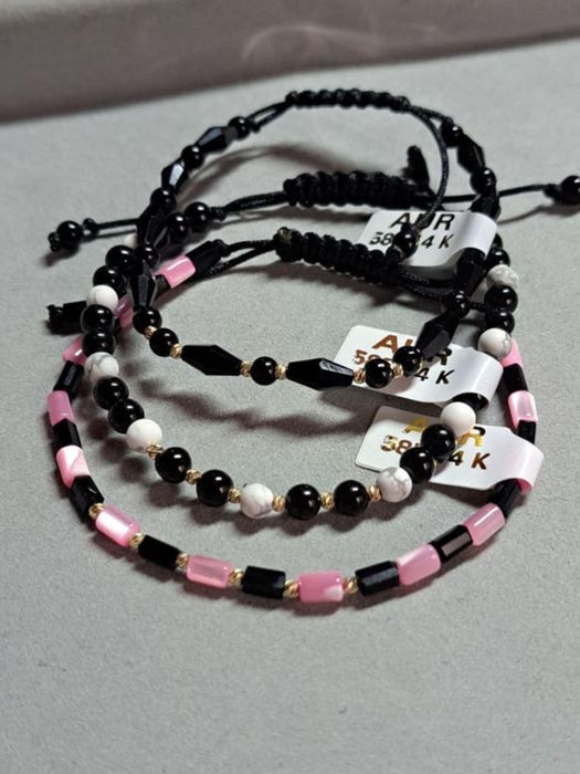 Brățară cu biluțe de aur