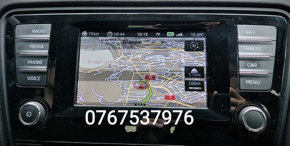 Harta Navigatie GPS Skoda Octavia,Superb,Kodiaq,Karoq Romania 2026