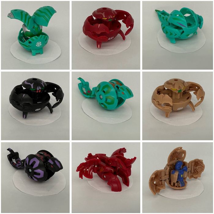 Бакуганы разных видов