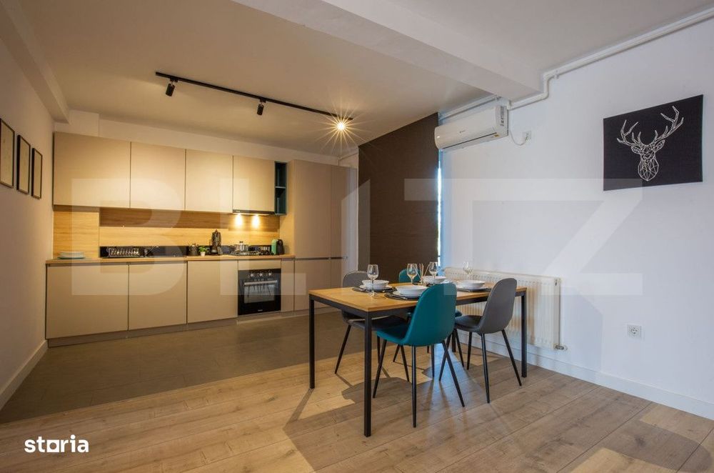 Apartament de inchiriat , complet mobilat si utilat , zona Piata de ve