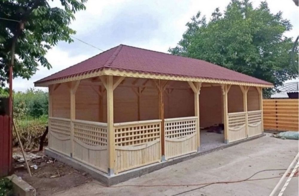 Construcții foișoare terase pergole gărdulețe din lemn 
Suntem o echip