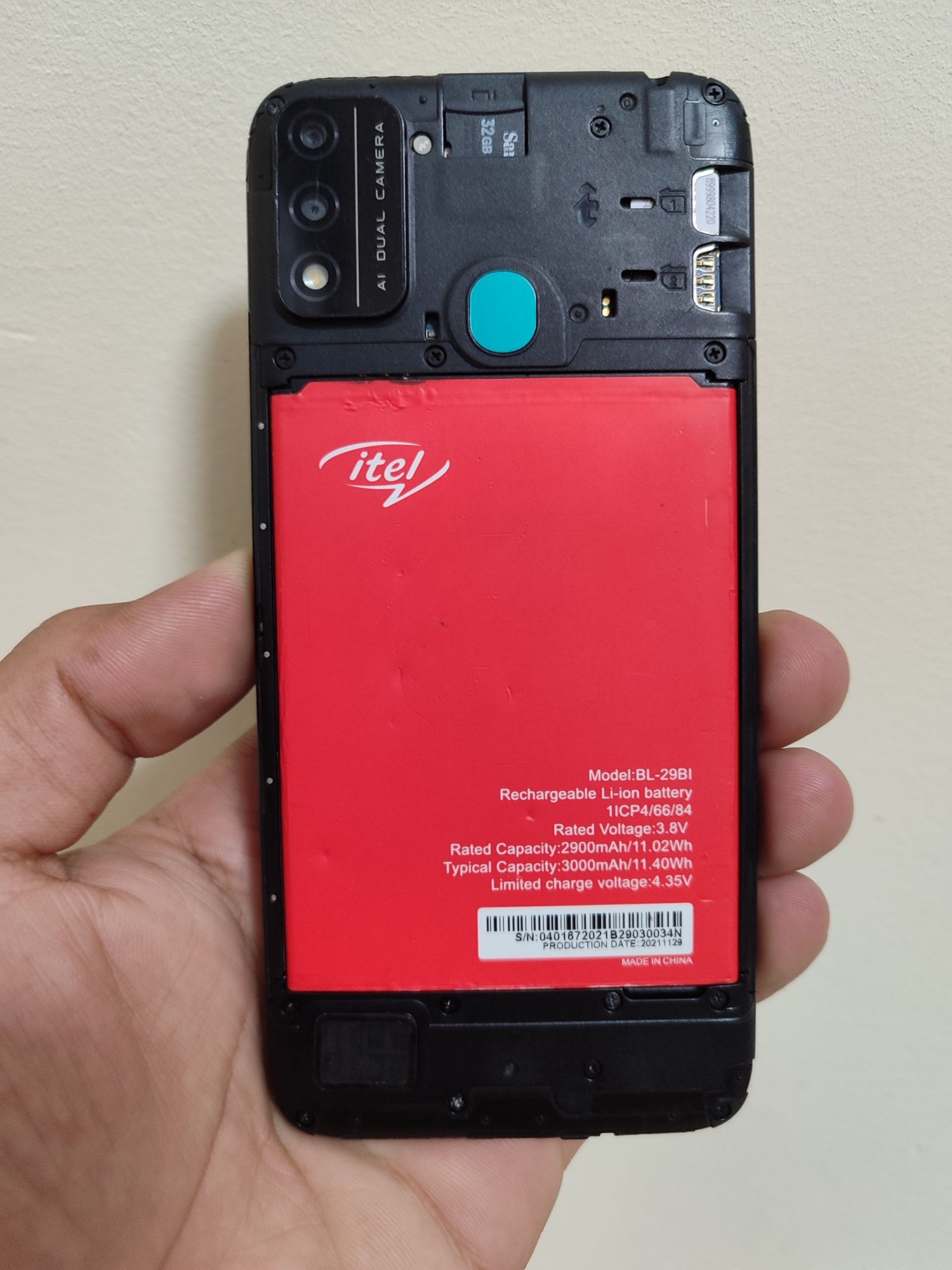 Itel A48 xotira 32gb: 300 000 сум - Мобильные телефоны Бухара на Olx