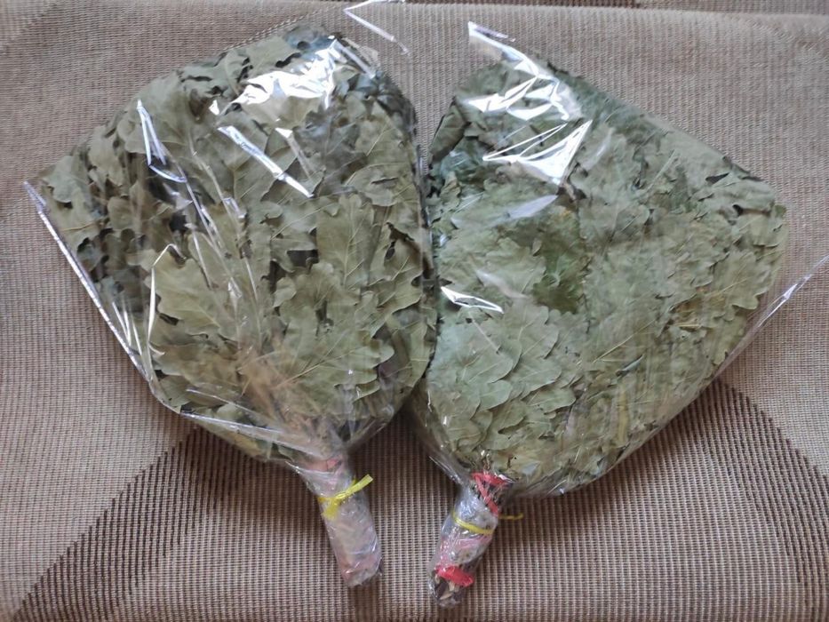 Дубовые банные веники