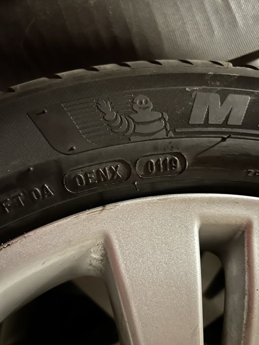 Jante 17 cu anvelope de vara 5x112 mercedes/skoda/vw/audi