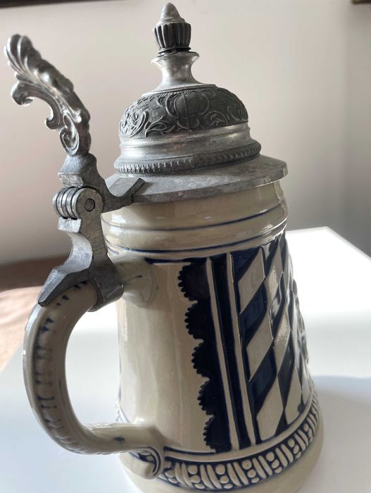 Cana Bere Germania, ceramica groasa, impecabila, capacitate 500 ml