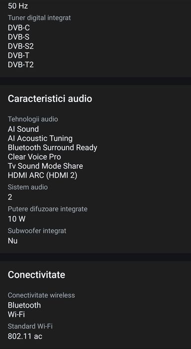 Tv LG smart Led Ful HD 80 CM + SUPORT DE PERETE