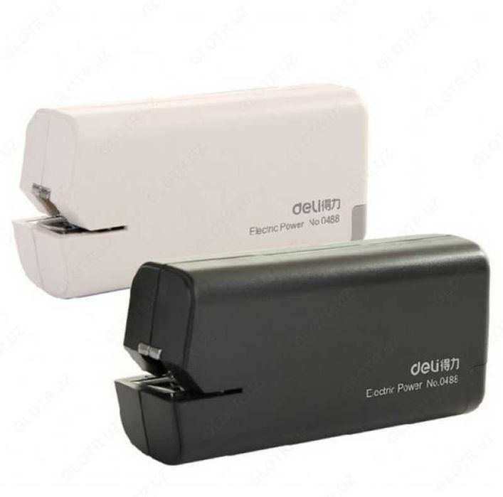 Степлер на батарейках Deli 0488