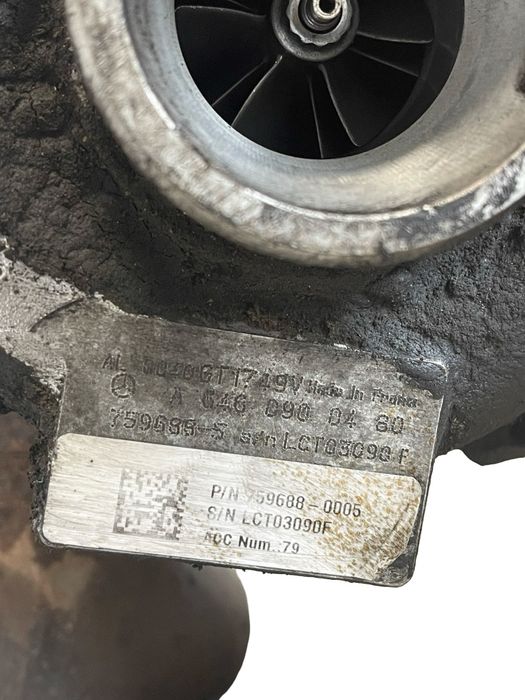 Turbina *Euro4* Mercedes-Benz Sprinter 3-T Box 906 2006 -> 2.1 211 Cdi