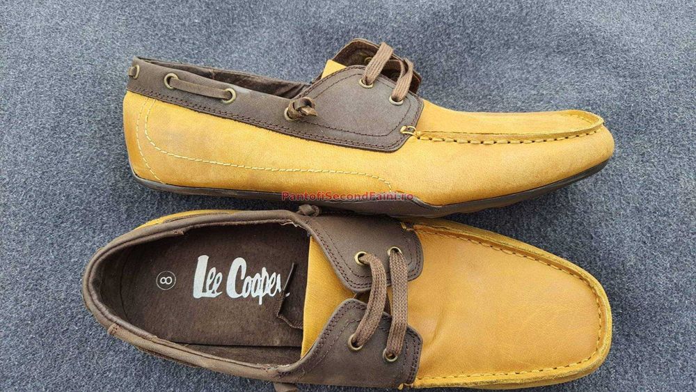 Mocasini trendy full piele de la LEE COOPER marimea 42
