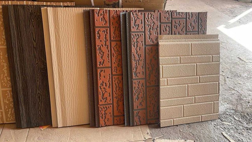 Фасадные металлические панели с утеплителем ППУ