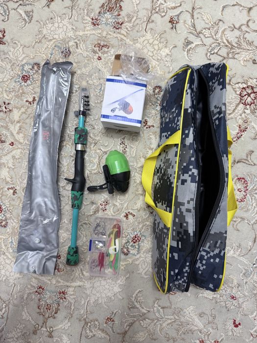 Детская удочка для рыбалки. Детский спининг