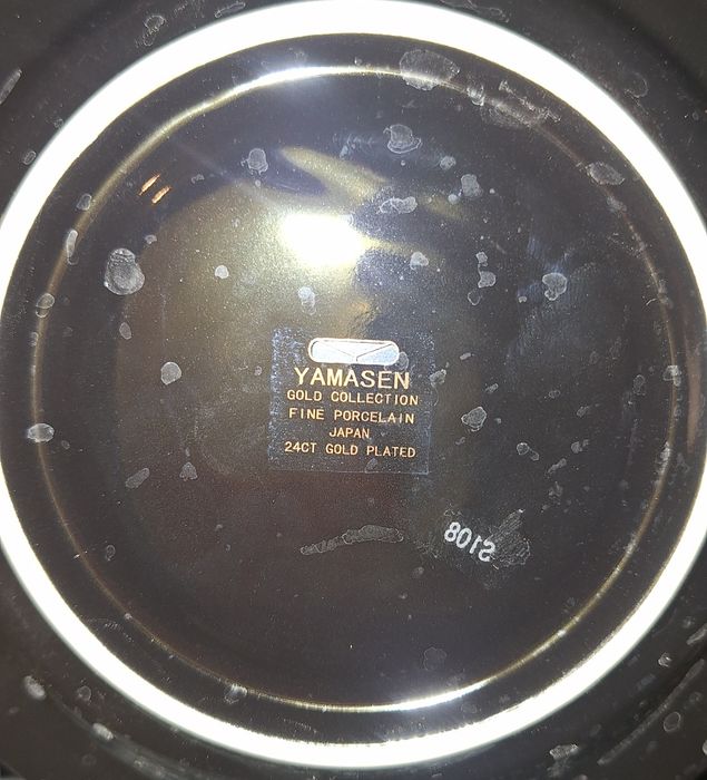 Serviciu cafea sau ceai, din portelan aurit