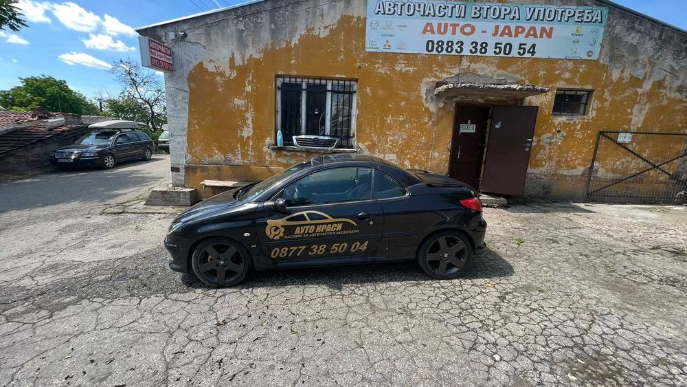 На части Пежо 206 цц Peugeot 206cc 2.0 136hp 2004г. Кабрио