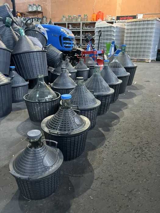 Стъклени дамаджани - 5 л. 10 л. 15 л. 20 л, 25 л. 34 л. и 54л.