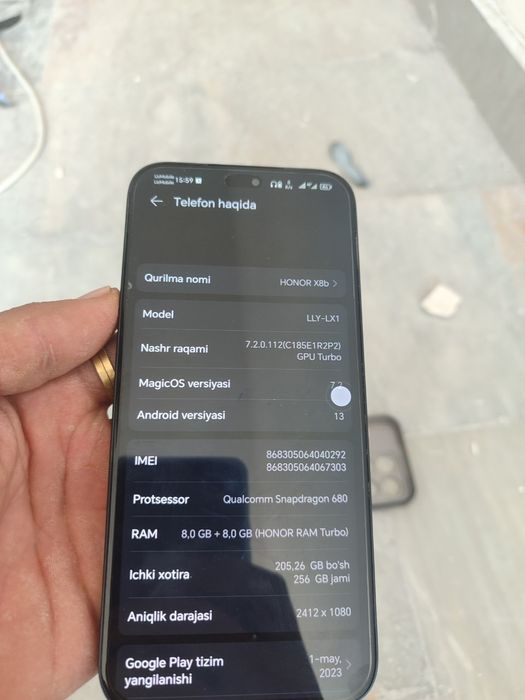 Xonor x8b aloqaga chiqsela kelishamiz