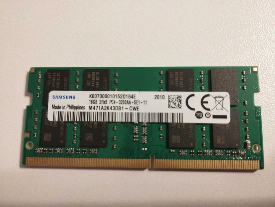 Memorie Laptop Sodimm Samsung 16GB DDR4 2Rx8 PC4-3200AA M471A2K43DB1-CWE