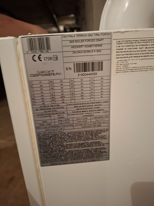Vand centrala termica motan