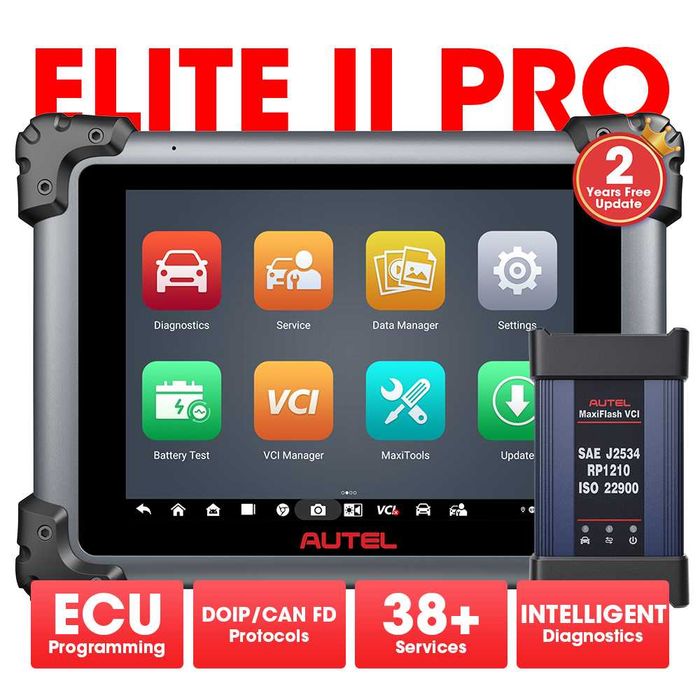 Tester Auto Profesional Autel MaxiSYS EliteII PRO 2 ani update + SGW