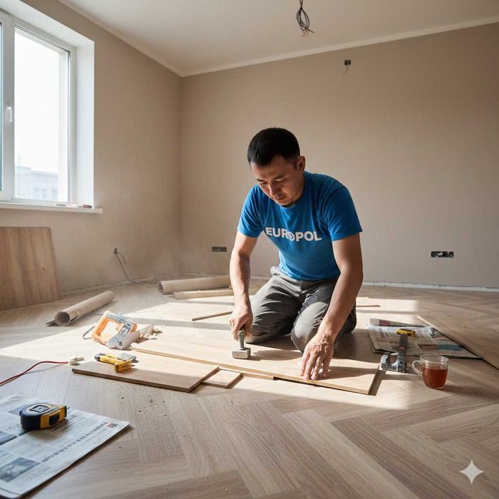 Laminat pol uchun /qoyib berish xizmati