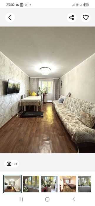 Продам двух комнатную квартиру