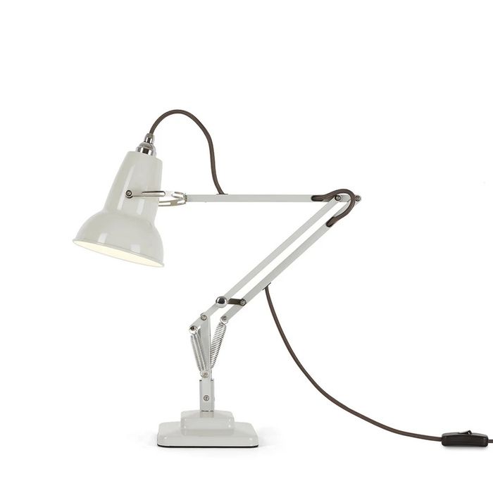 Anglepoise Lampa de masă originală 1227 Mini LED, albă ( linen white )
