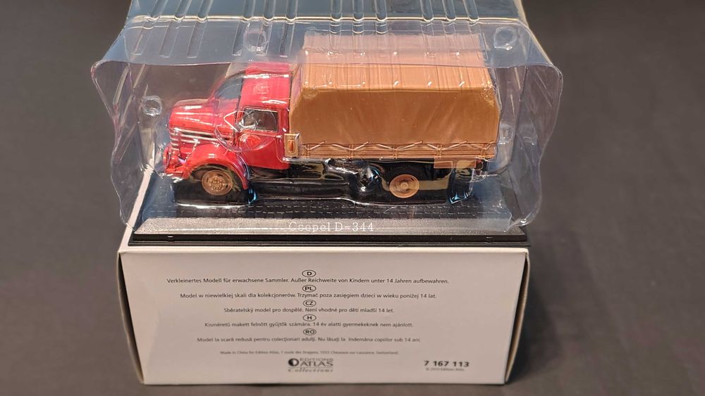 1/43 Deagostini, Atlas, Hachette метални колекционерски колички/камиони нови КАМАЗ, IFA, Berliet Чепел