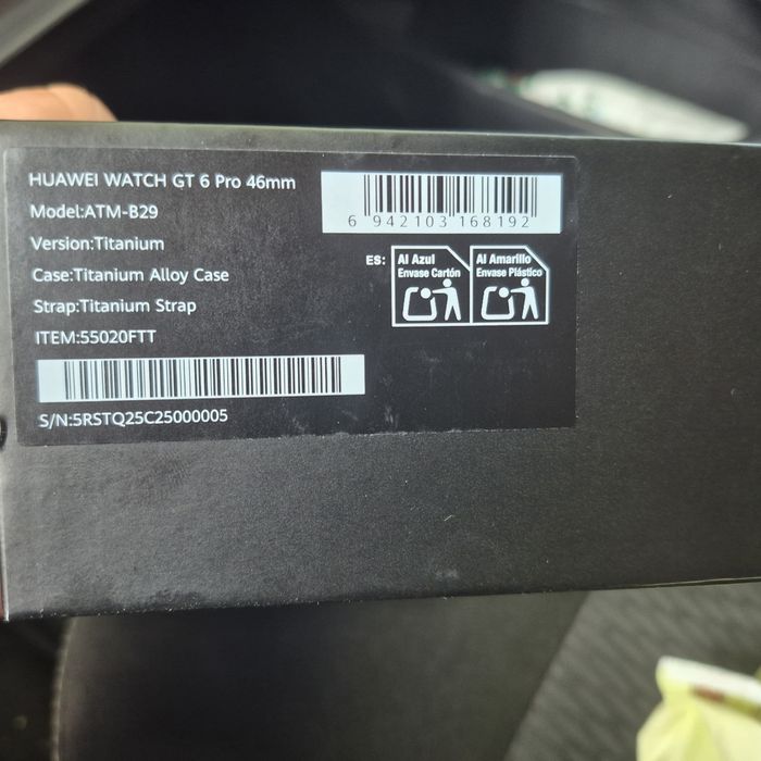 Ceas Huawei GT 6 PRO 46 mm, Titan% , nou, desigilat