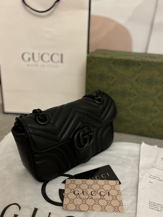 Geantă/Poșetă Gucci GG Marmont Quilted Black