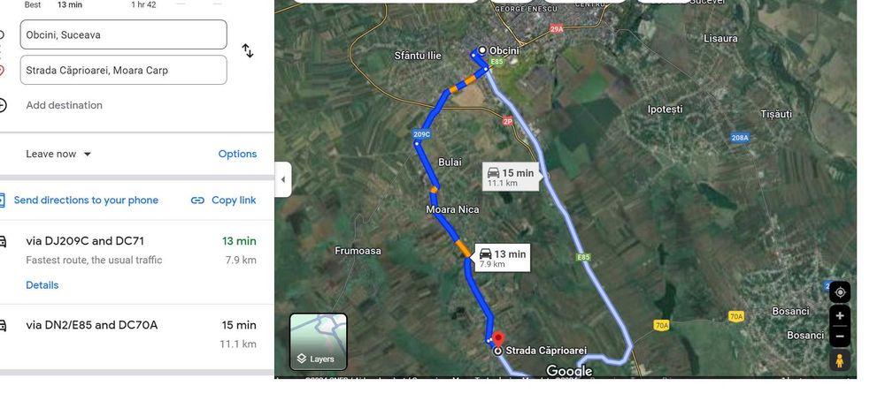 Teren intravilan 3.800 mp, Moara Nica, Suceava