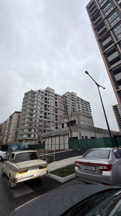 Жк Bobur Residence 3/11/16 Коробка 72м2 Срочно