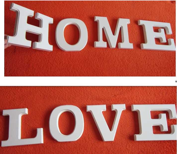 cadou inedit litere mari, shaby chic L,O,V,E  H,O,M,E