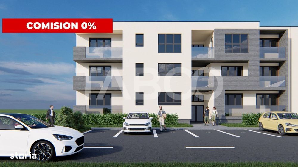 Apartament de vanzare 3 camere 2 bai 1 logie 1 balcon loc de parcare
