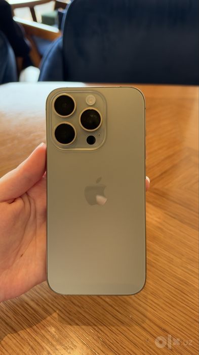 Iphone 15 pro, natural titan