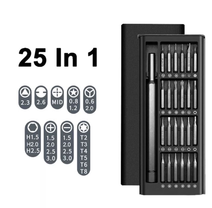 Set pensete si surubelnite 25 in 1 ( magnetic )