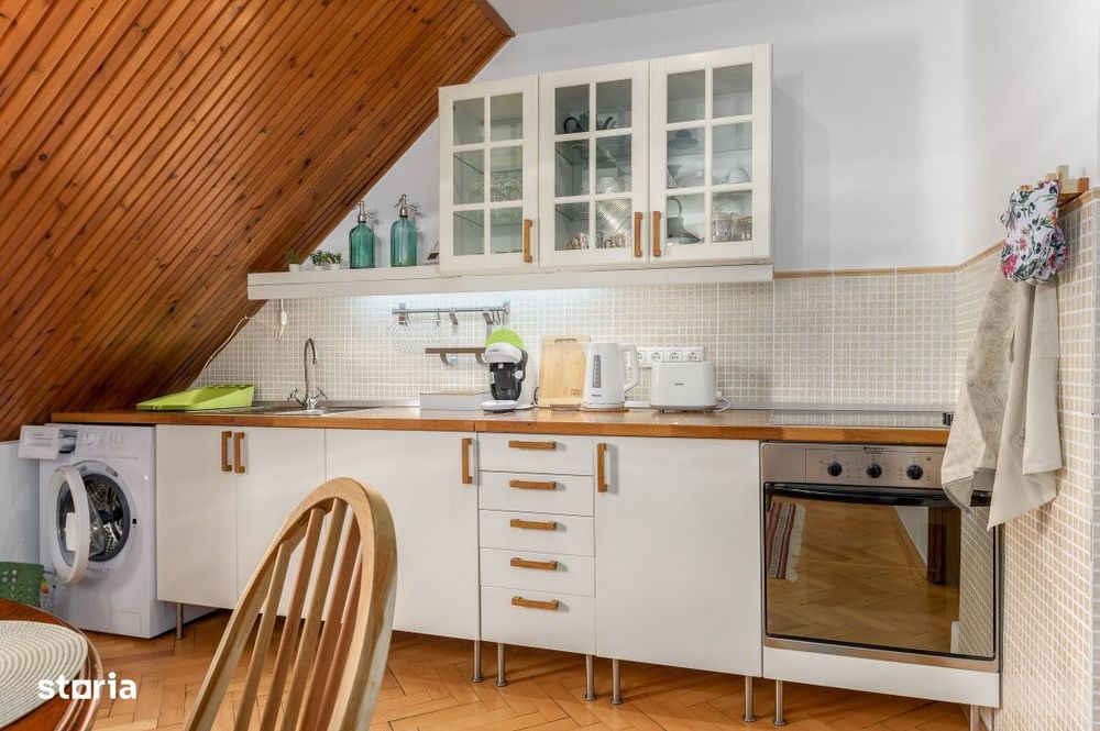 Apartament in vila, 123 mp zona Titulescu - P-ta Victoriei