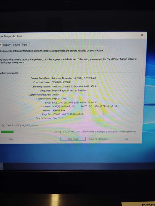 Laptop DELL inspirion N5040