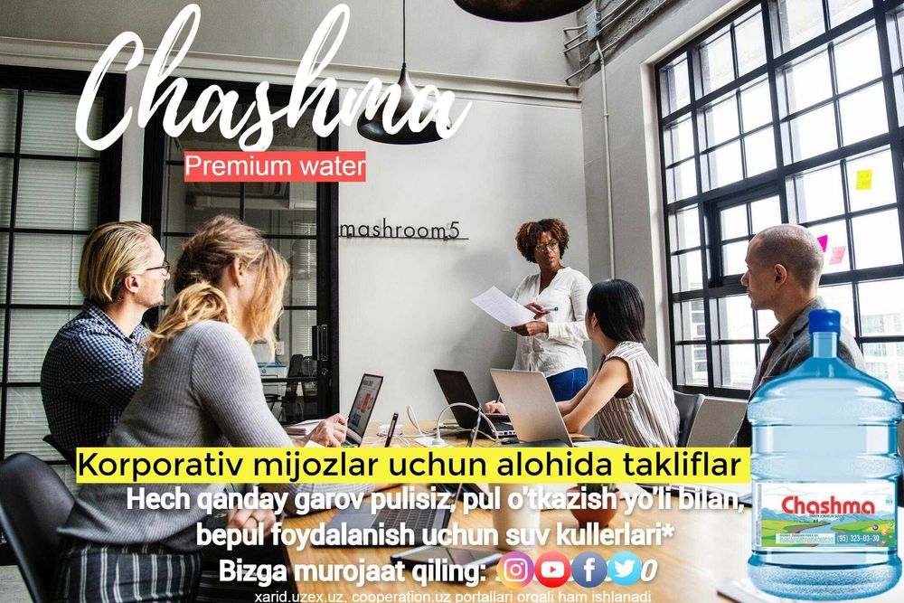 Suv yetkazish shahar bo'ylab mutlaqo beepul