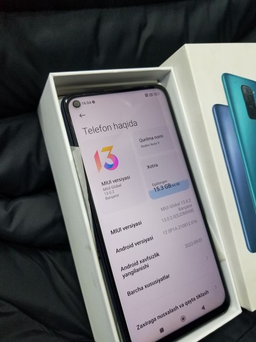 Redmi not 9 64 karopka