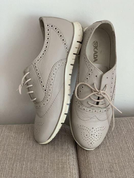 Adidasi dama cu siret din piele