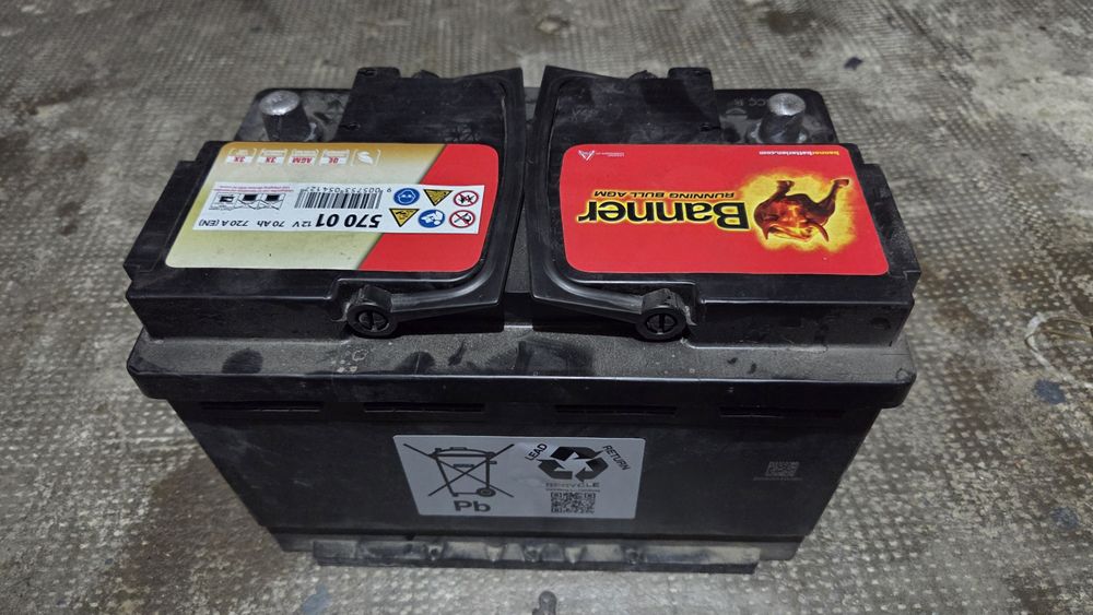 Baterie acumulator Banner AGM 70ah  720A
